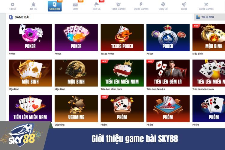 Giới thiệu game bài SKY88